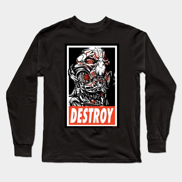 DESTROY Long Sleeve T-Shirt by KKTEE